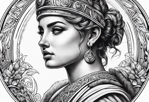 Roman Art tattoo idea