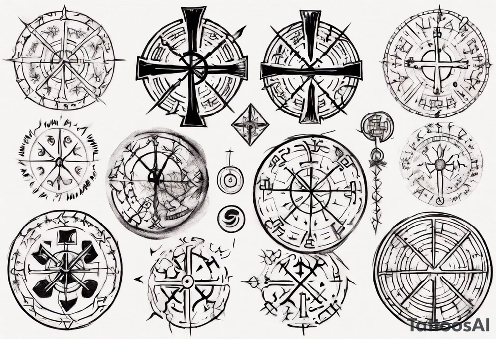 vegvísir tattoo idea