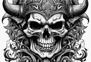 hell demon tattoo idea