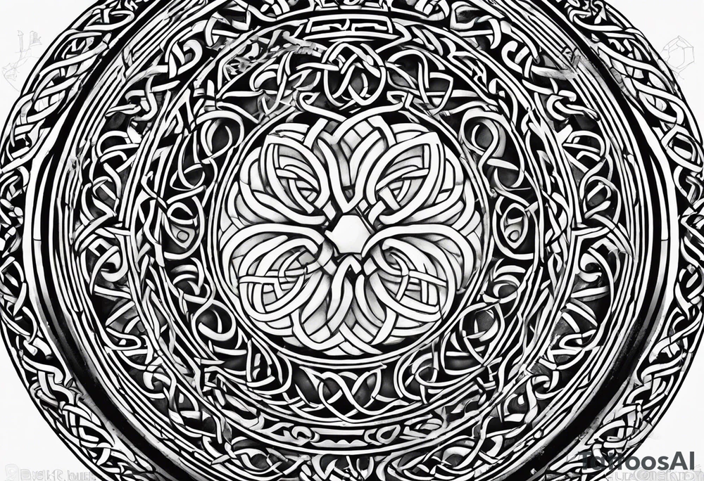 Strength change loyalty Celtic tattoo idea