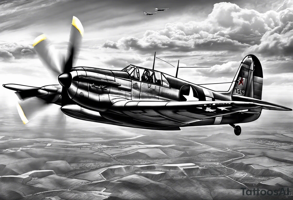 Red Tails African American Air Force tattoo idea