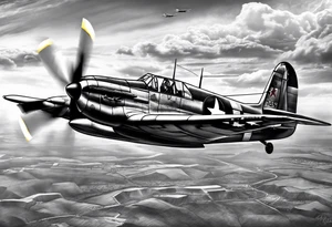 Red Tails African American Air Force tattoo idea
