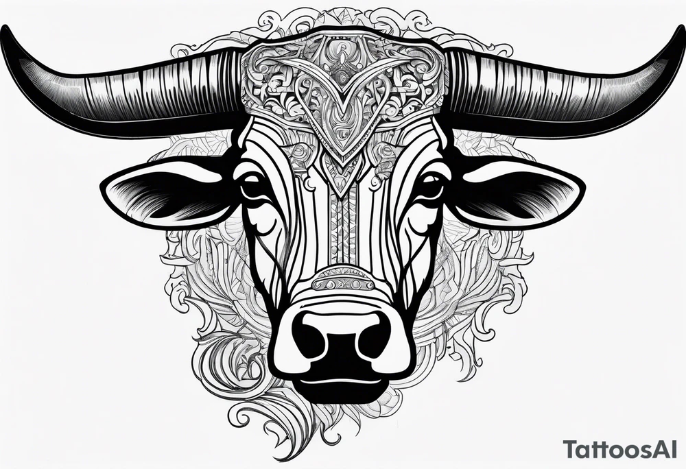 cybersigilism Longhorn tattoo idea