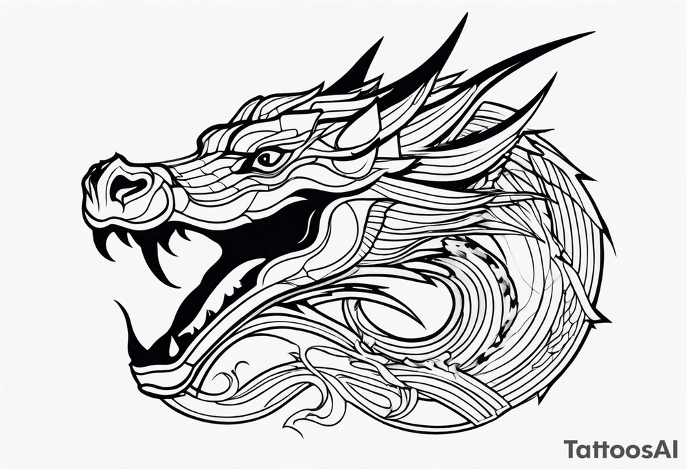 dragon tattoo idea