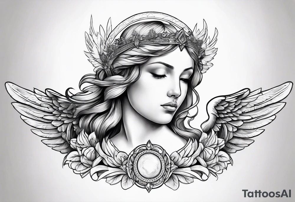 angel's halo tattoo idea