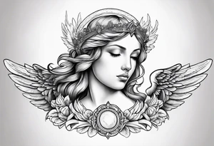 angel's halo tattoo idea