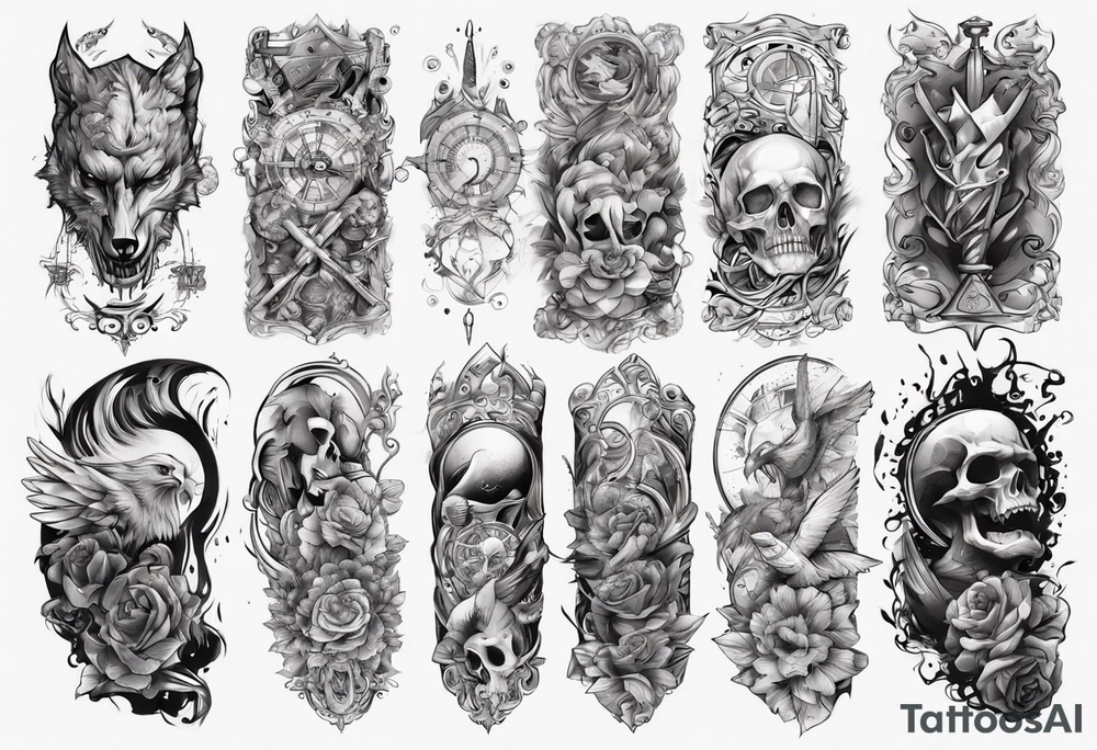 Arm sleeve for men tattoo idea