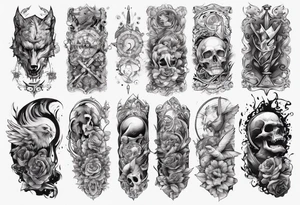 Arm sleeve for men tattoo idea