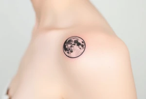 The moon tattoo idea