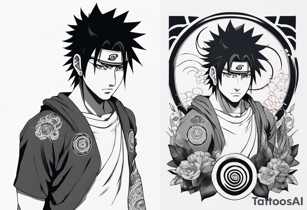 Shisui uchiha tattoo on arm tattoo idea