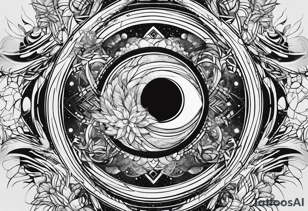 Wormhole tattoo idea