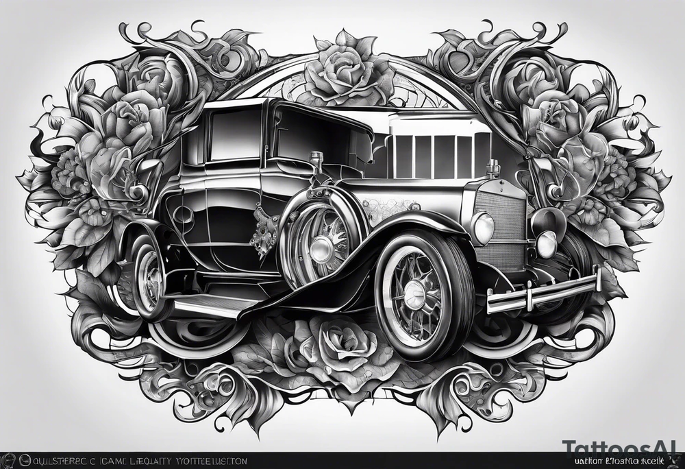 full sleeve mechanical tattoo idea