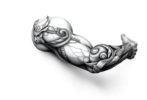 Nordic viking tattoo idea