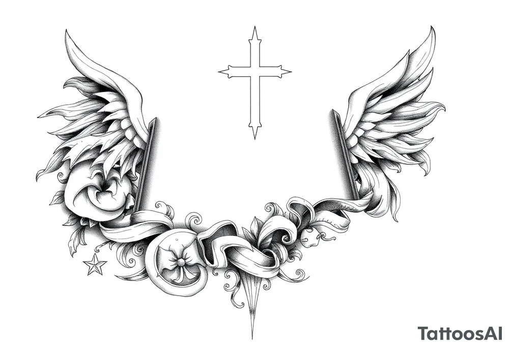 Powerful Biblical piece tattoo idea