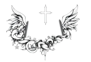 Powerful Biblical piece tattoo idea