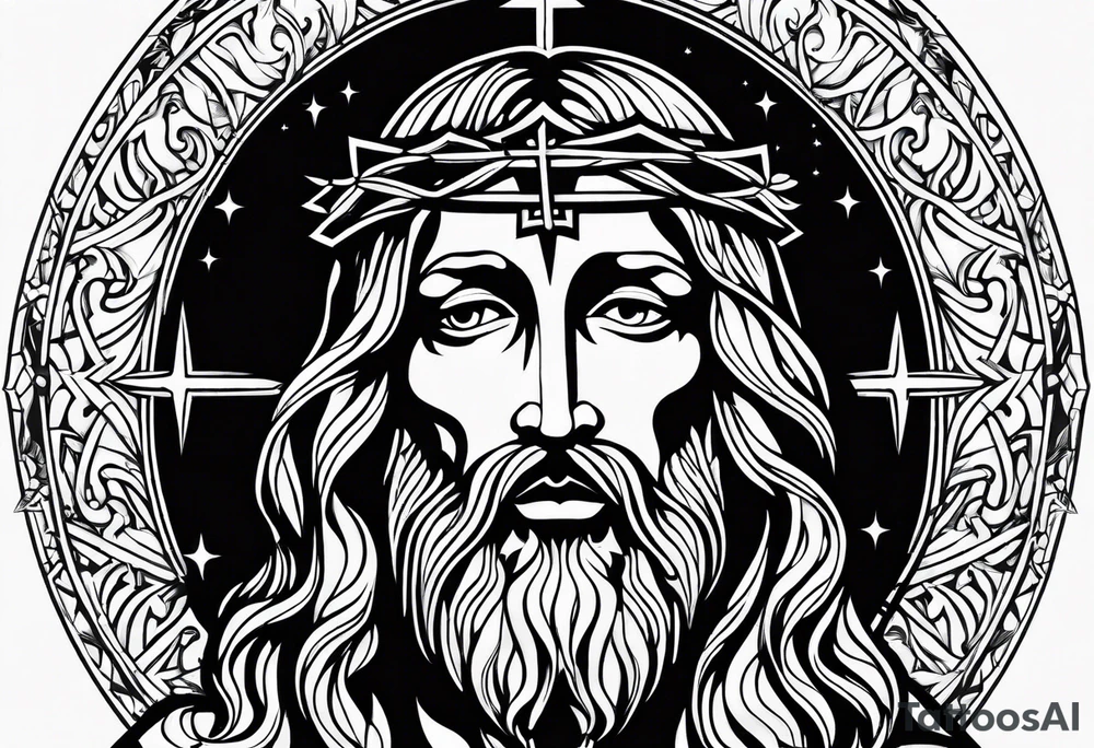 jesus tattoo idea