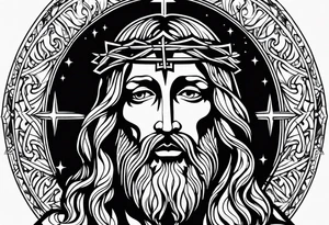 jesus tattoo idea
