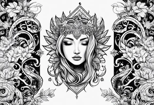 virgo zodiac tattoo idea