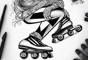 roller skater
s tattoo idea