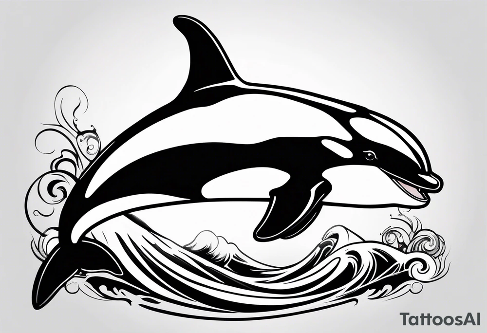 Orca tattoo idea