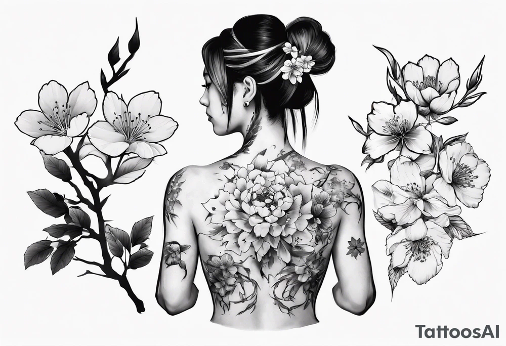 Sakura tattoo idea
