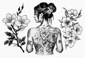 Sakura tattoo idea