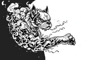 Japanese fu dog tattoo idea
