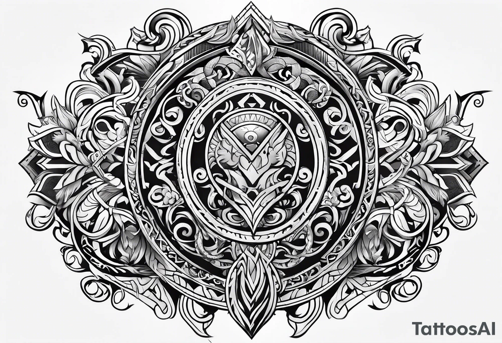 Viking ornament tattoo idea