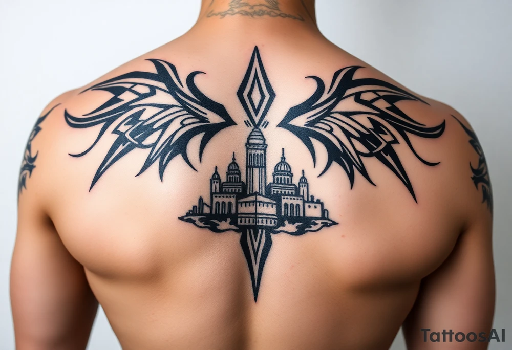 city of Atlantis
on arm tattoo idea