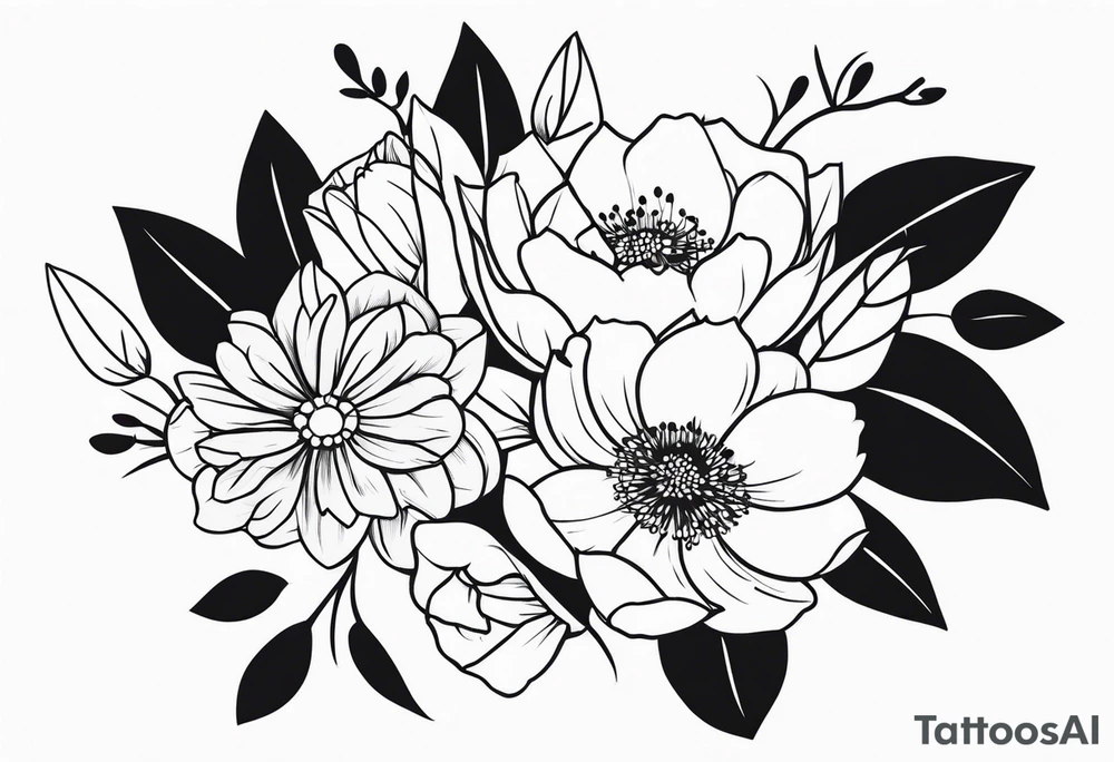 Flores tattoo idea