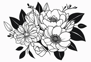 Flores tattoo idea
