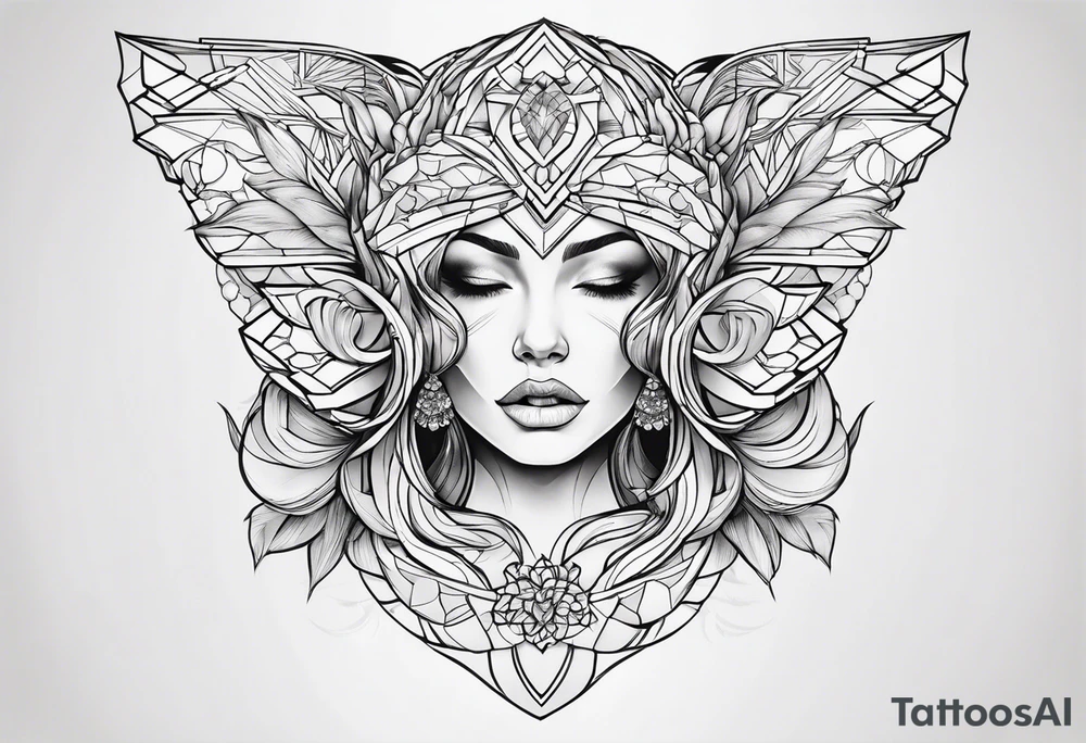 Mother of two tattoo idea