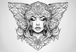 Mother of two tattoo idea