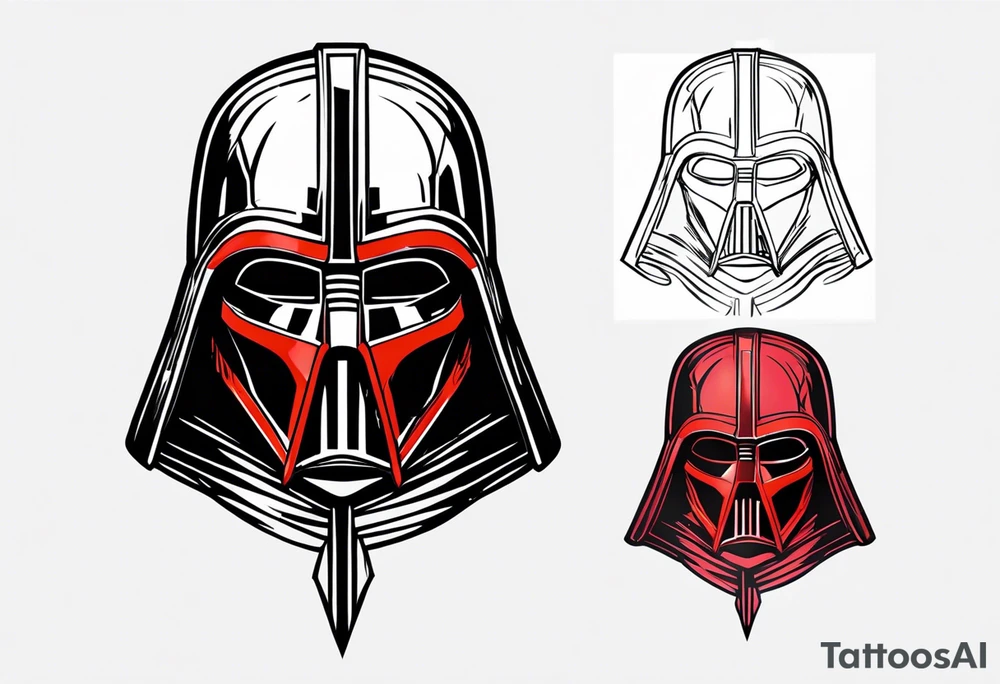 Darth Revan Mask tattoo idea