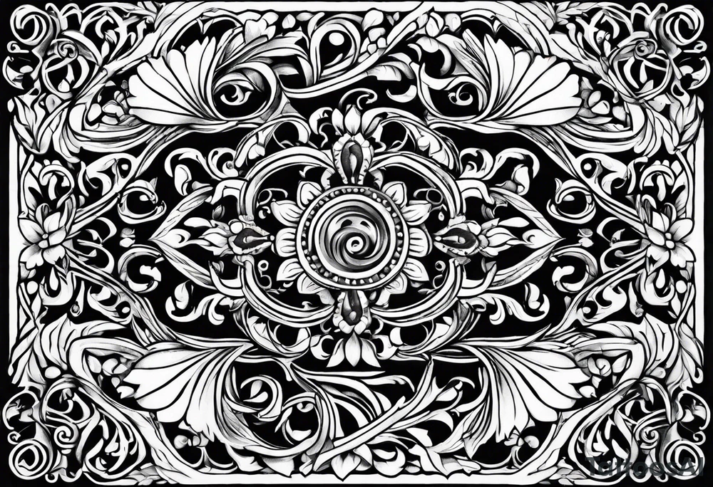 filigree tattoo idea