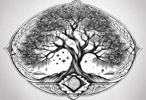 tree of life tattoo idea