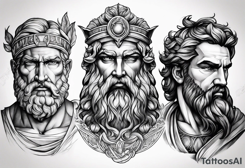 Greek gods tattoo idea