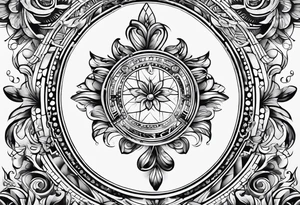 The key concept of living a life is 'Happiness' tattoo idea