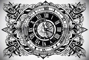 Tattoo which represent the flow of time tattoo idea