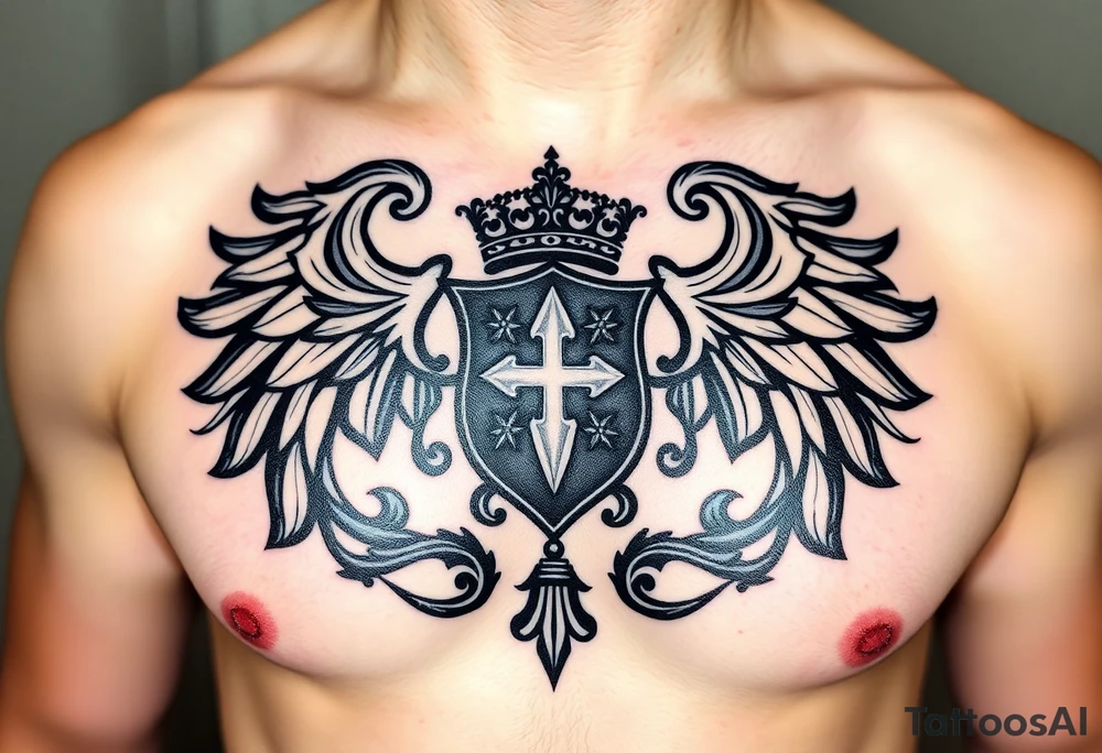 Smith, Irish family crest.
Full chest tattoo idea tattoo idea