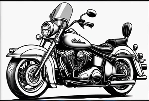 Woman on a bullet tattoo idea