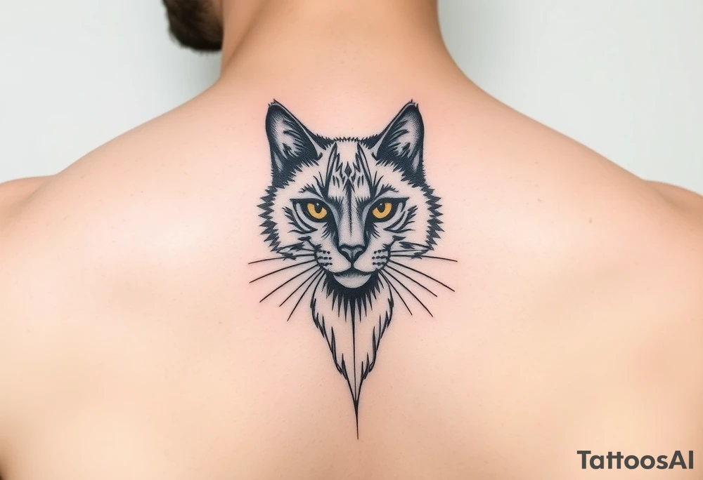 Black Cat tattoo idea