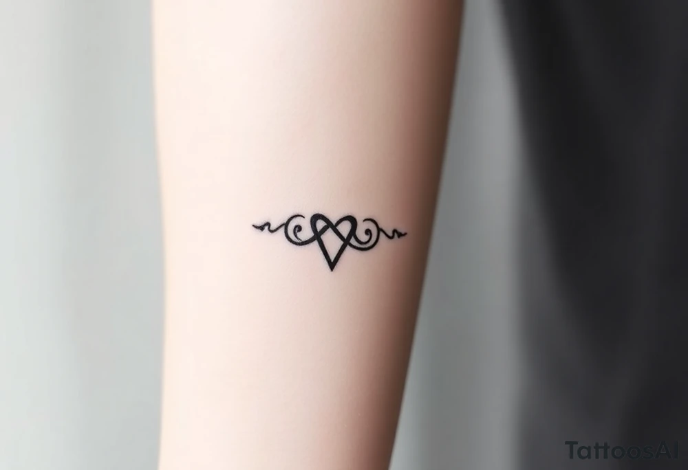 viking rune of love tattoo idea