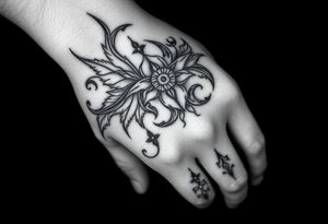 Design a tattoo based on dark romance tattoo idea