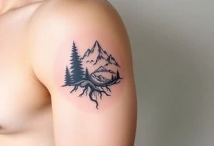 small canadian nature themed tattoo idea