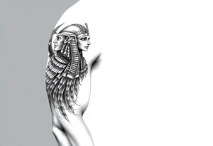 Name Mandi Egyptian theme tattoo idea