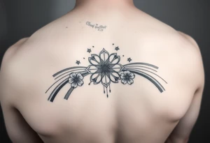 Star four leaf clovers and rainbows tattoo idea