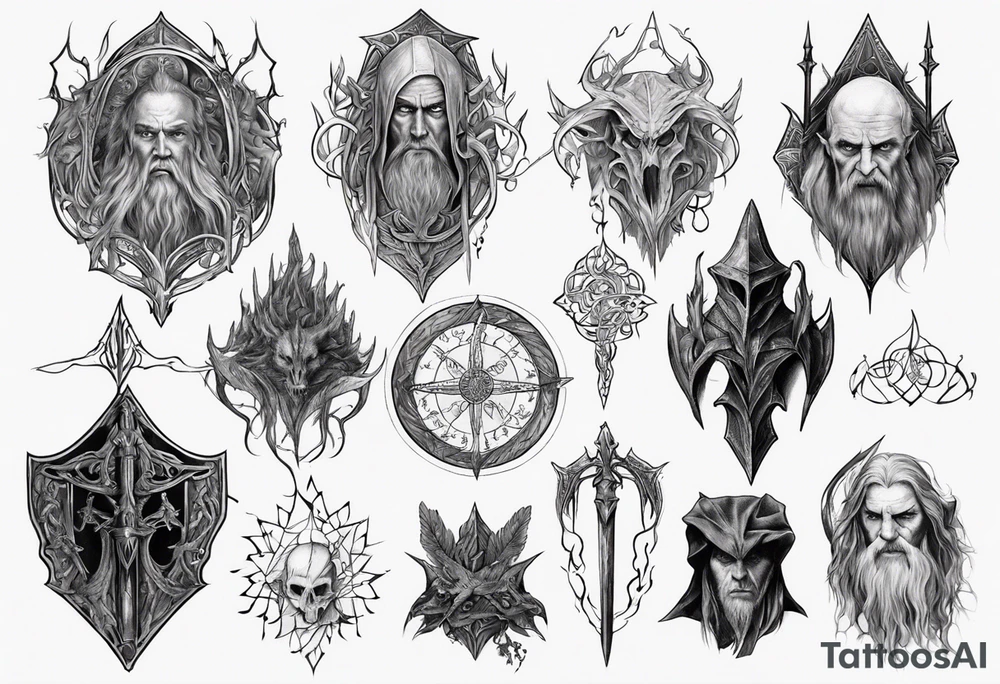 Lord of the rings tattoo idea