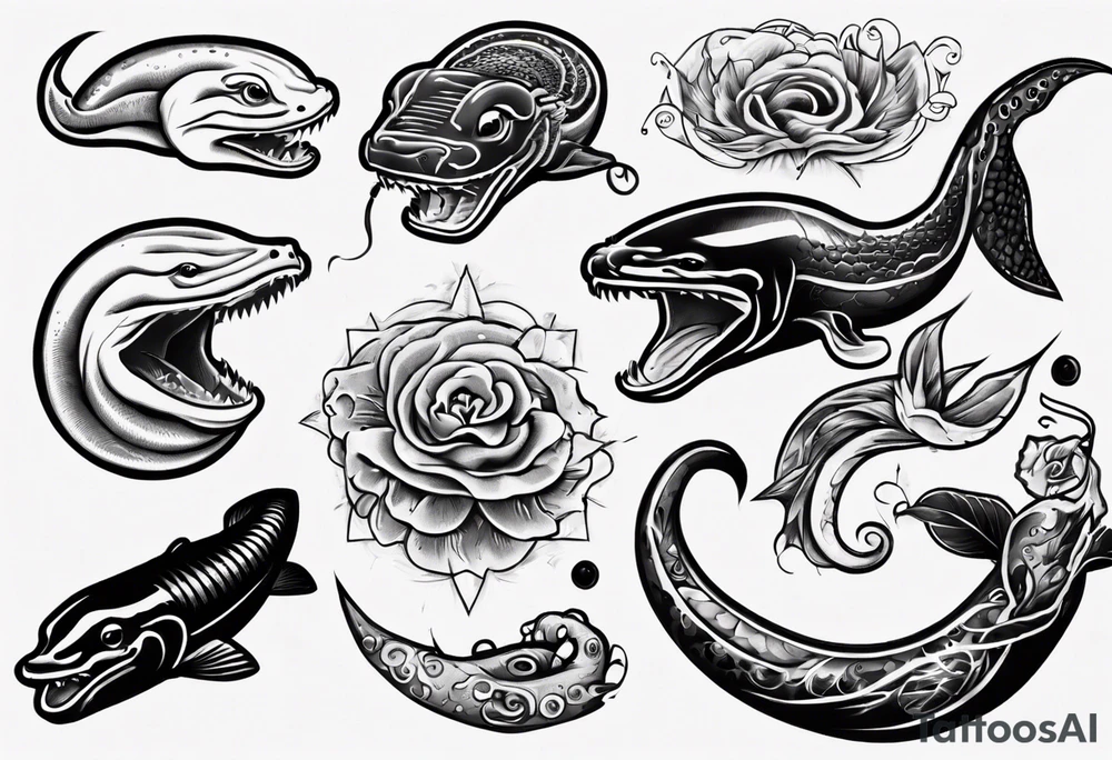 Electric eel tattoo idea