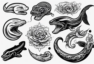 Electric eel tattoo idea